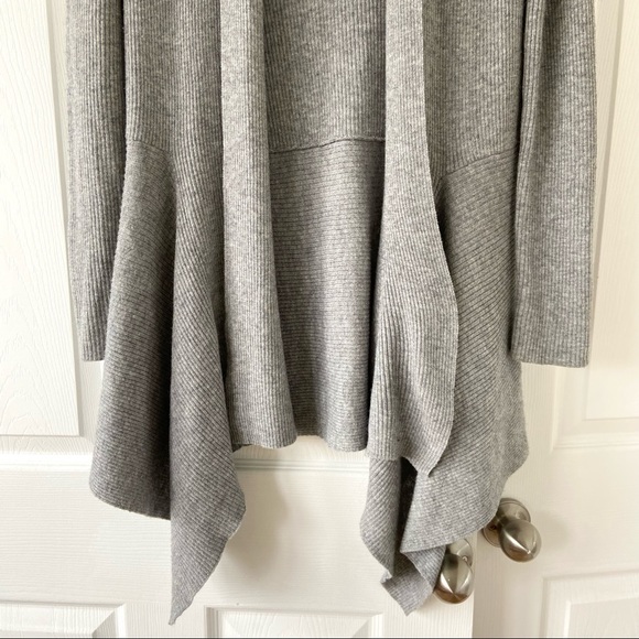 AllSaints grey waterfall cardigan - Picture 4 of 7